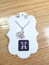 Load image into Gallery viewer, Heart Necklace and Earrings set
