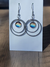 Load image into Gallery viewer, Double circle stainless steel earrings
