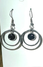 Load image into Gallery viewer, Double circle stainless steel earrings
